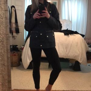 Black military jacket